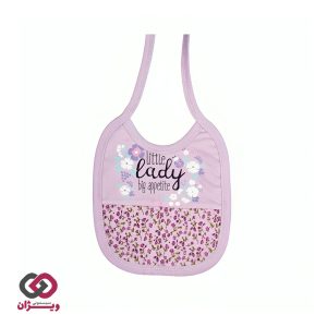 پیشبند کوکالو طرح Little lady رنگ یاسی